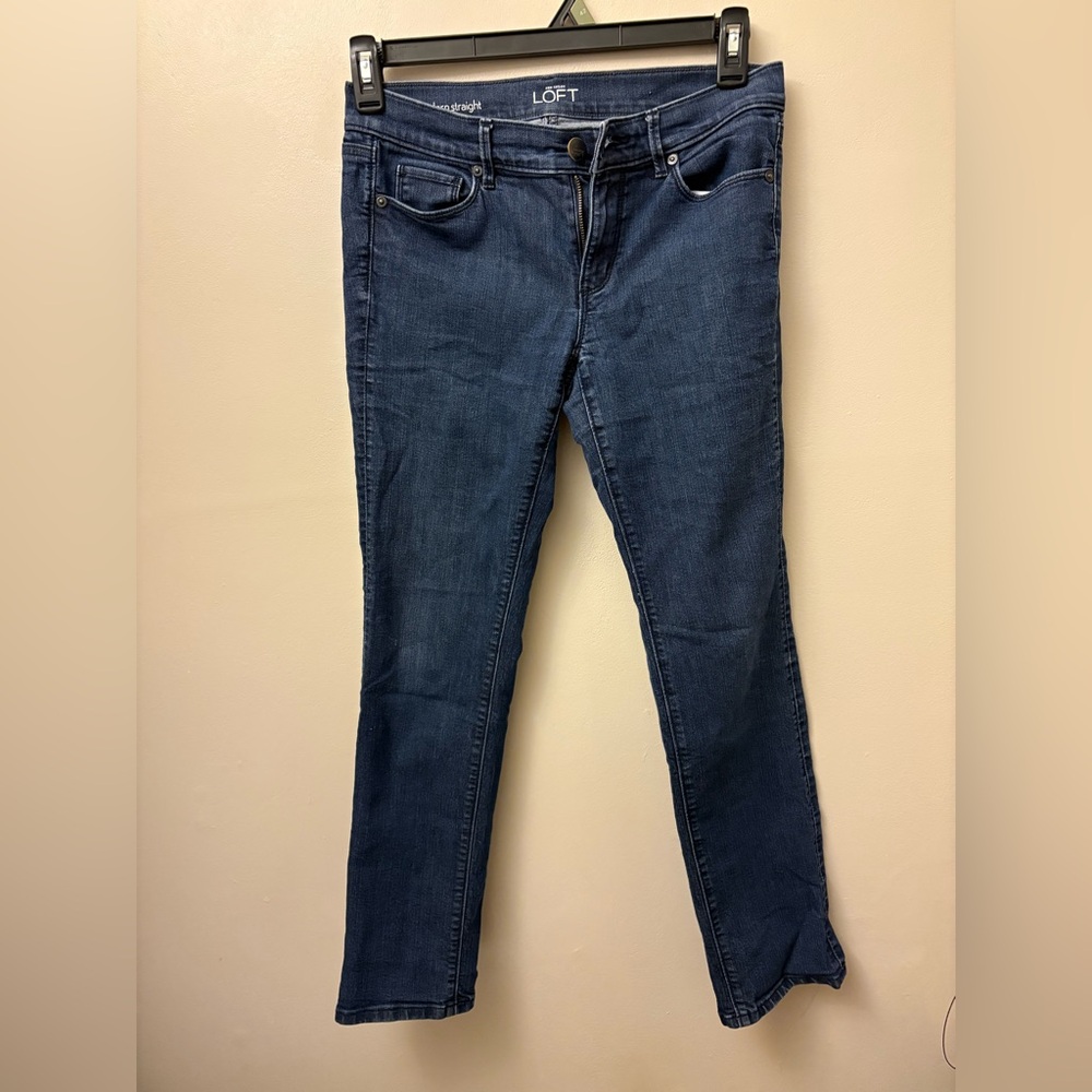 Loft Fashion Blue Skinny Jeans Classic Denim